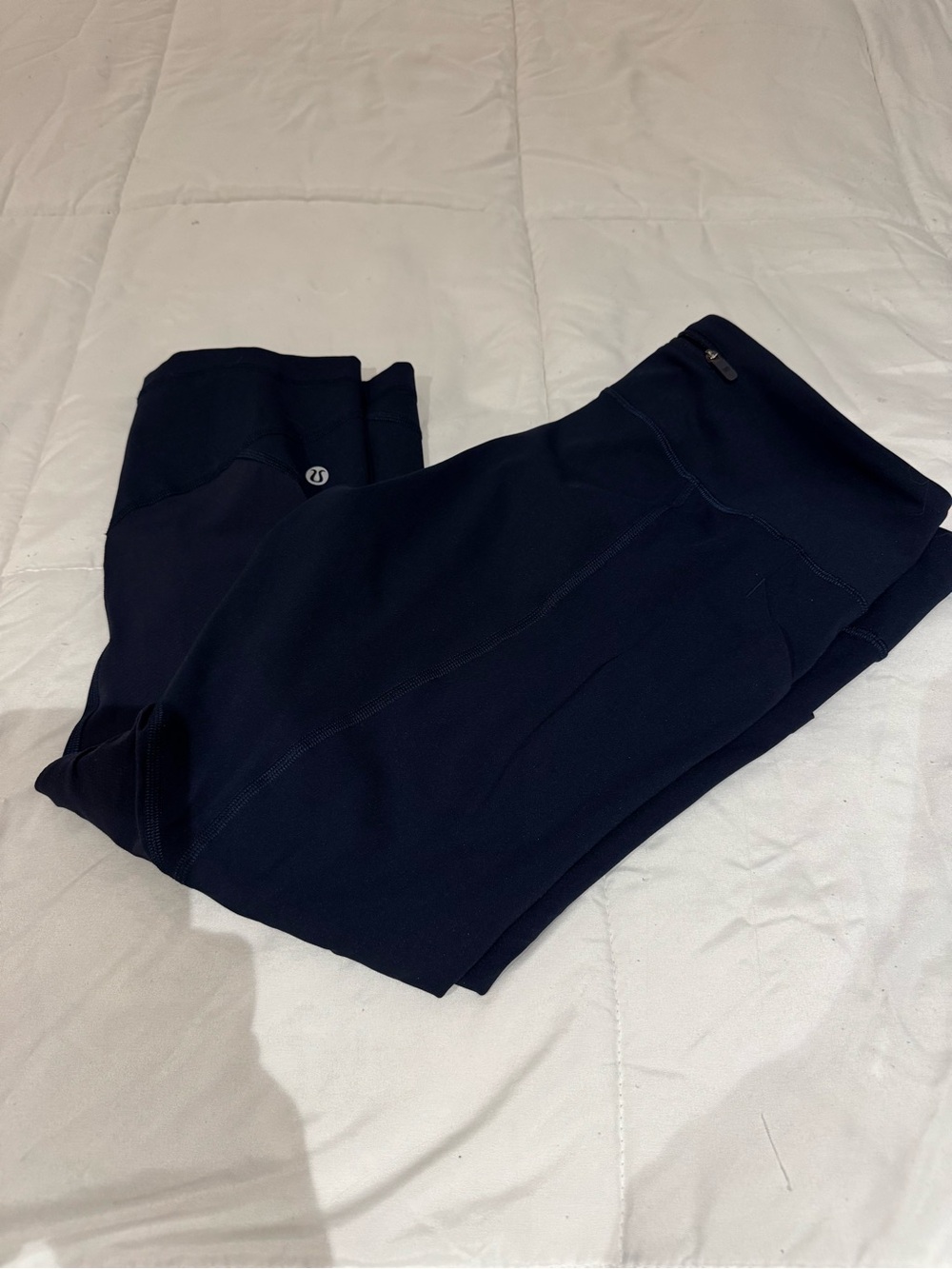 Lululemon Navy Athletic Legging Capri Legnth